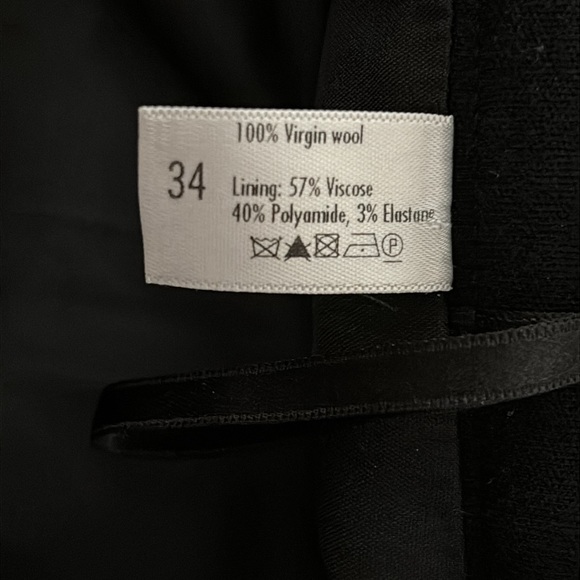 WOLFORD gorgeous wool midi trumpet skirt fit n flare RARE find xxs XS fun sz 34 - Picture 8 of 17